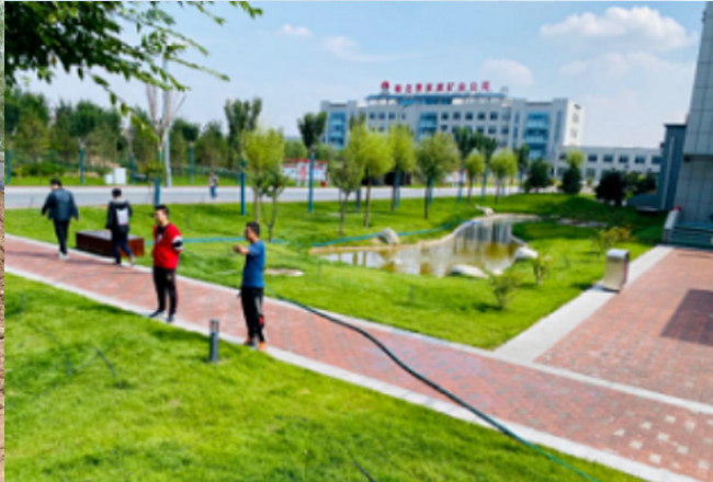 陕煤曹家滩矿业办公园区景观水治理项目